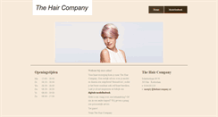 Desktop Screenshot of hair-company.nl